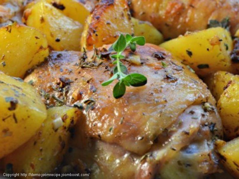 Greek Lemon Chicken and Potatoes