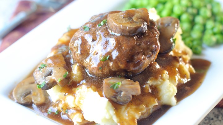 Instant Pot® Salisbury Steak with Onion and Mushroom Gravy