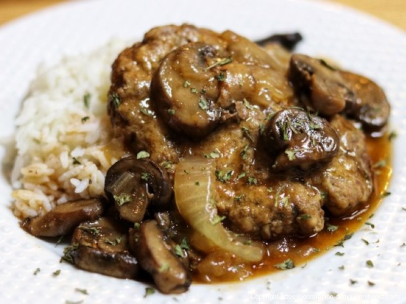 Instant Pot® Salisbury Steak with Onion and Mushroom Gravy