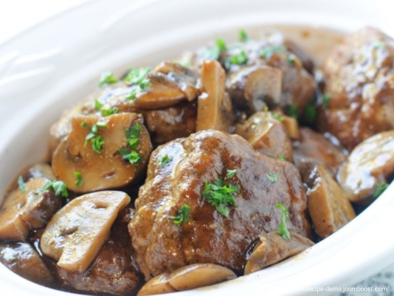 Instant Pot® Salisbury Steak with Onion and Mushroom Gravy