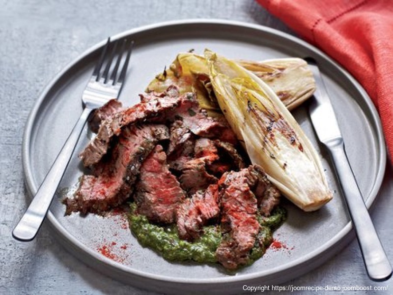 Tuscan Skirt Steak with Salsa Verde